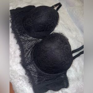 Elegant Black Lace Bra